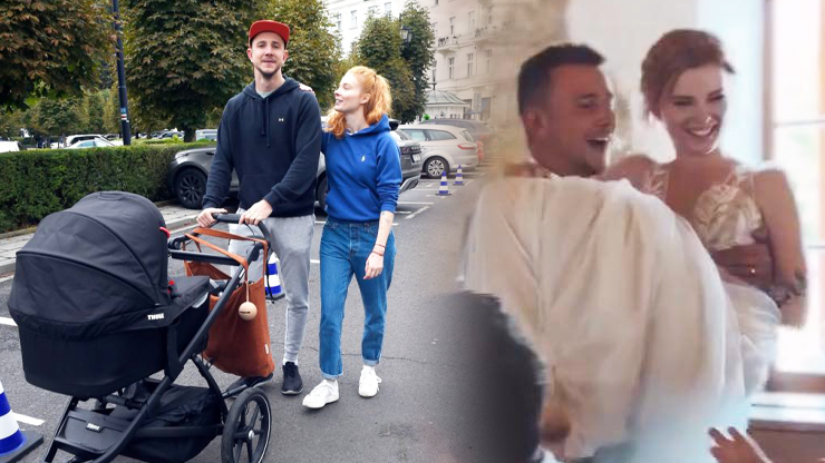 Jakub Štáfek do toho praštil se svojí nádhernou zrzečkou: Dominika byla nevěsta jako z pohádky