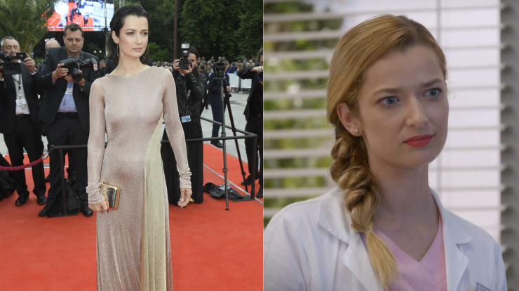 Naivní Bibi z Ordinace v růžové zahradě ovládla červený koberec: Marika Šoposká jako hollywoodská hvězda