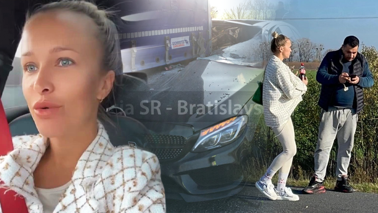 Vteřiny před katastrofou: Nela Slováková řešila při řízení koberec, pak nabourala a vše smazala