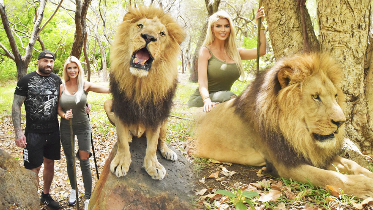 Lela Vémola reaguje na hejty kvůli fotce se lvem: Tohle chování je vlastně obdivuhodné, vzkázala s úsměvem