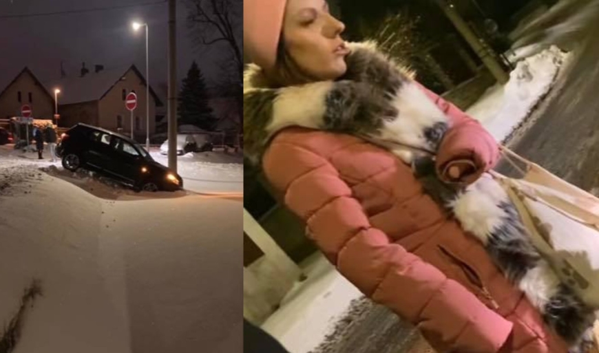 Shopaholicadel bourala ve sněhu na letních gumách: Ohrožování lidí na silnici mám ve smlouvě, říká