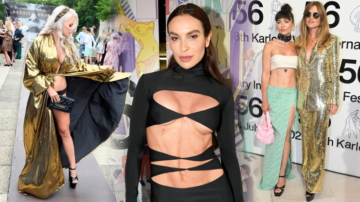 Nejextravagantnější modely loňských Varů: Zlatá Barbie, Dospivová skoro nahá a o Třeštíkové se mluvilo rok