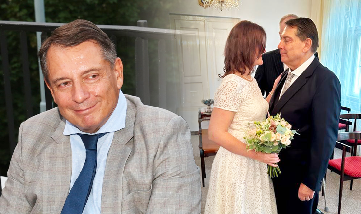 Bývalý premiér Jiří Paroubek se oženil: Do třetice všeho dobrého si vzal partnerku Gábinu