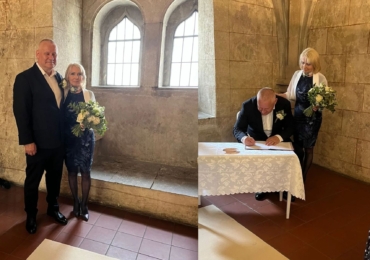 Jiří Kajínek do toho praštil a oženil se s doktorkou Magdou: Slova o netradiční svatební cestě