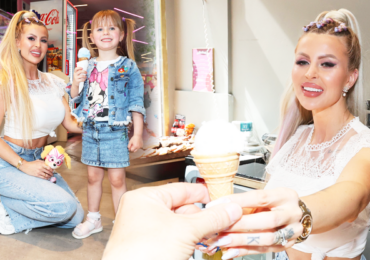 Lela Vémola si zahrála na žhavou cukrářku a ukázala krásnou dceru Lily: Půvab podědila po mamince